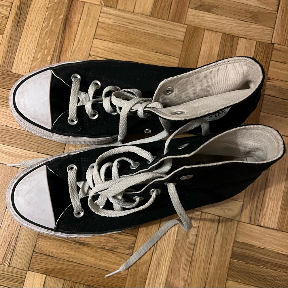 Black Platform Converse - image 2